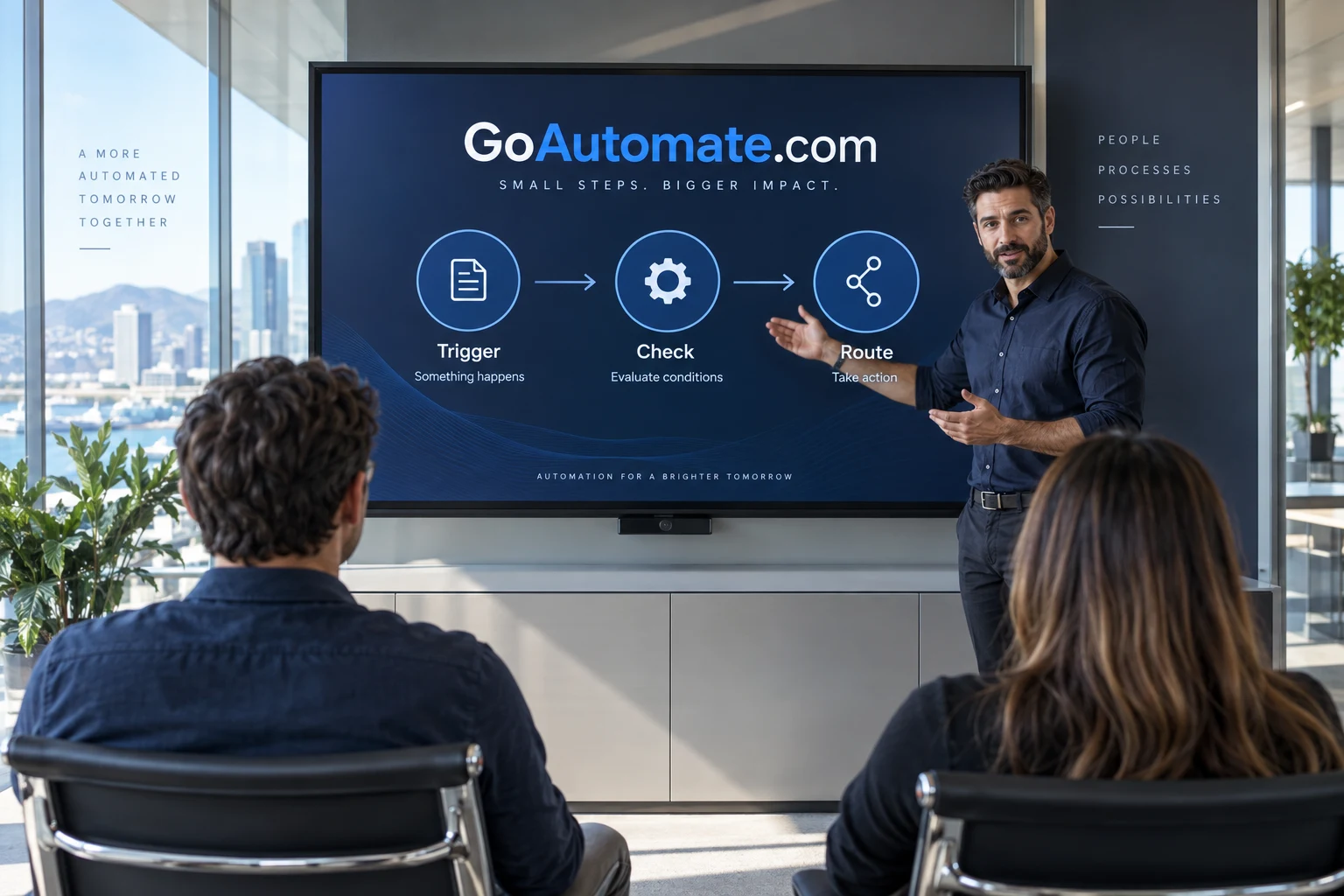 Practical automation scene for practical automation school